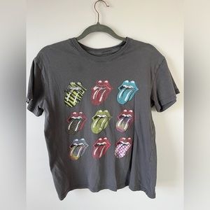 Rolling Stones graphic tee, cute boxy oversized fit, vintage looking